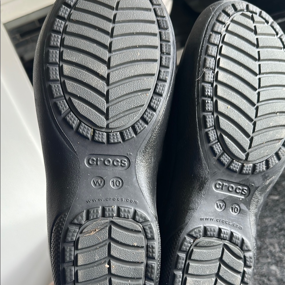 Crocs Black Ankle Boots View 5